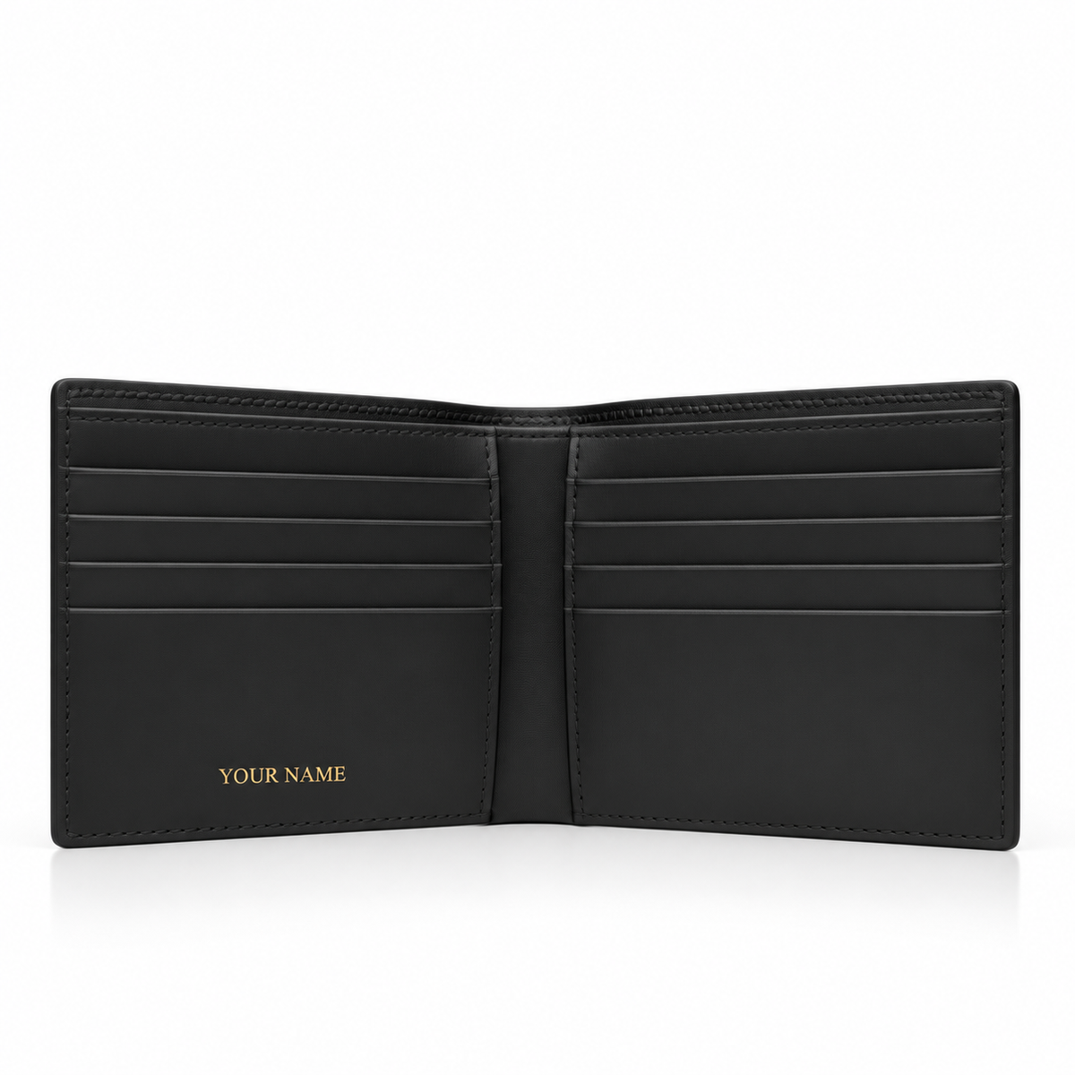 Fold Wallet - Top Grain Cow Leather with Lizard Pattern