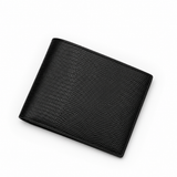 Fold Wallet - Top Grain Cow Leather with Lizard Pattern