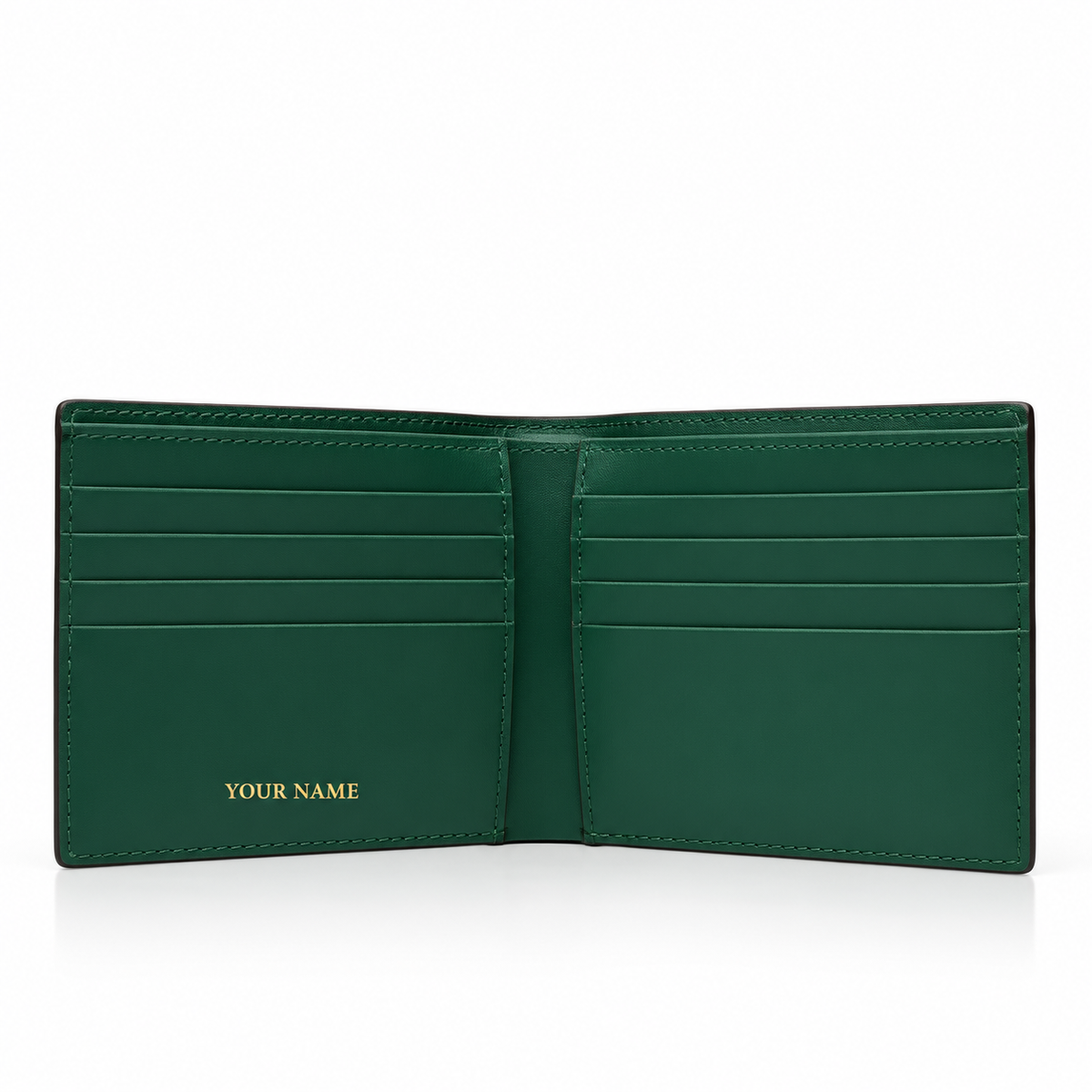 Fold Wallet - Top Grain Cow Leather with Lizard Pattern