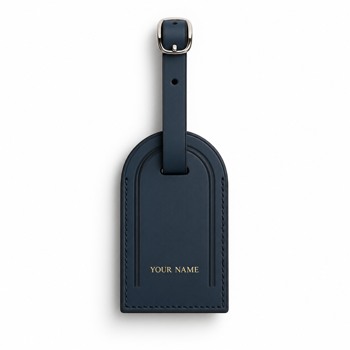 Luggage Tag - Full Grain Italian Vegetable Tanned Leather