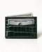 Card Holder - Italian Calfskin with Crocodile Pattern