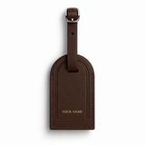 Luggage Tag - Full Grain Italian Vegetable Tanned Leather